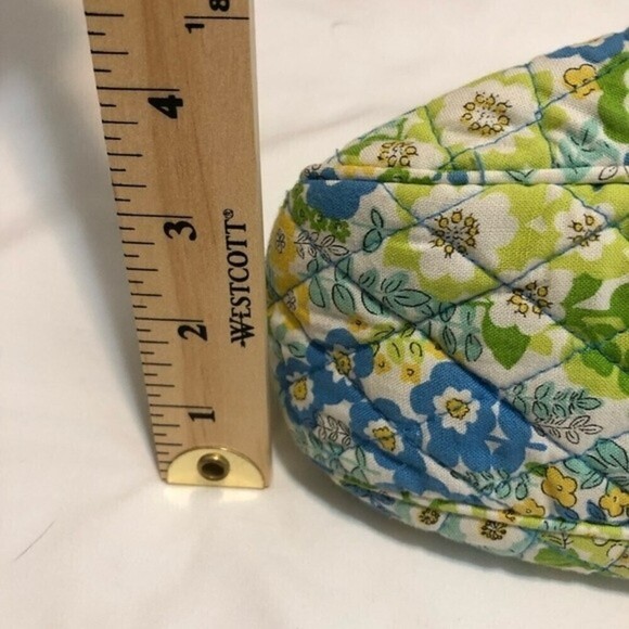 Vera Bradley English Meadow Small Y2K Bag Baguette Shoulder Crossbody Green Blue - Picture 9 of 10
